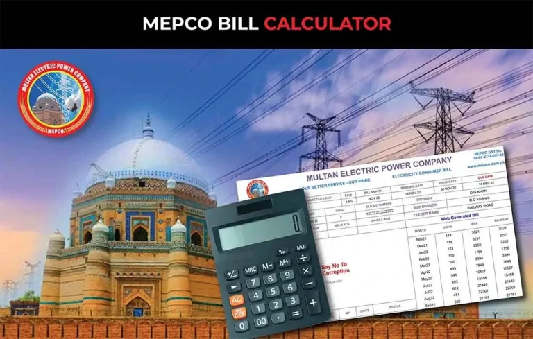 MEPCO Bill Calculator check